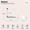 Подвесная люстра Maytoni Круг MOD013PL-06B