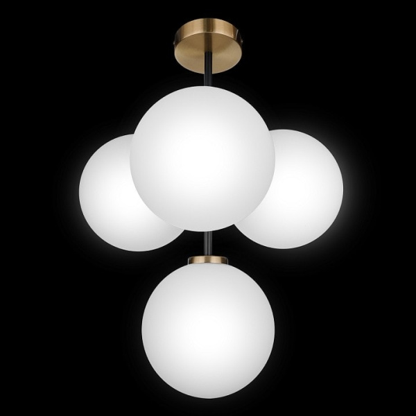 Люстра на штанге 33 идеи S32WH CHN800S.04.17ABL.ASB-S32WH