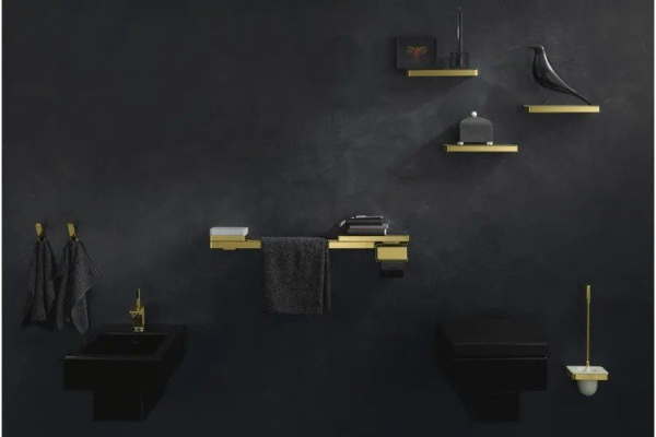 Держатель туалетной бумаги Axor Universal 42836990 шлифованное золото