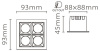 Встраиваемый светильник Fiberli XL003 12130306