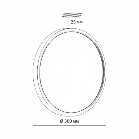 Накладной светильник Sonex Omega White 7661/24L