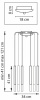 Подвесная люстра Lightstar Tubo L8T747143