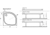 Душевой поддон Ravak Elipso Pro XA237711010