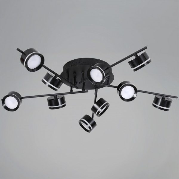 Люстра на штанге Reluce  10590-0.3-10 Black