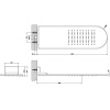 Верхний душ Gessi 316 45163#239 сталь