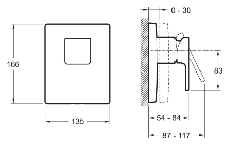Смеситель Jacob Delafon Strayt E98632-CP