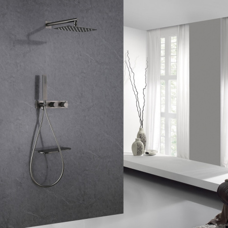 Душевой комплект Abber Rund AF8750NG никель