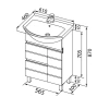 Раковина Aquanet Shenxin 60 00170121