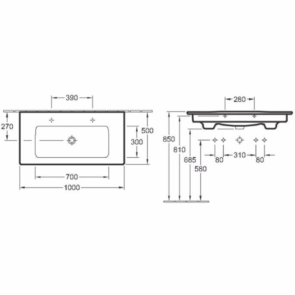 Раковина Villeroy&Boch Venticello 4104ALR1