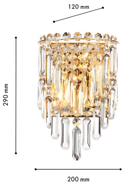 Накладной светильник Favourite Diadem 4724-2W