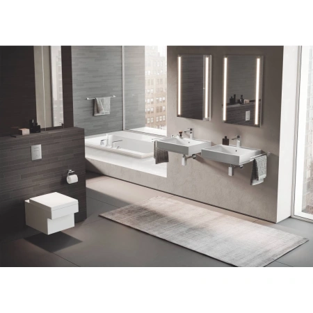 Унитаз подвесной Grohe Cube Ceramic 3924400H безободковый, альпийский белый