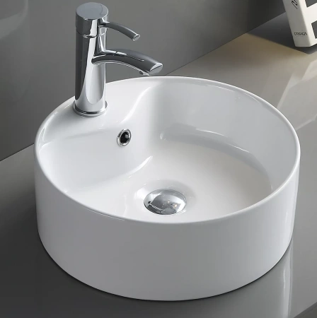 Раковина-чаша CeramaLux 7026B 41x41 см, накладная, белый