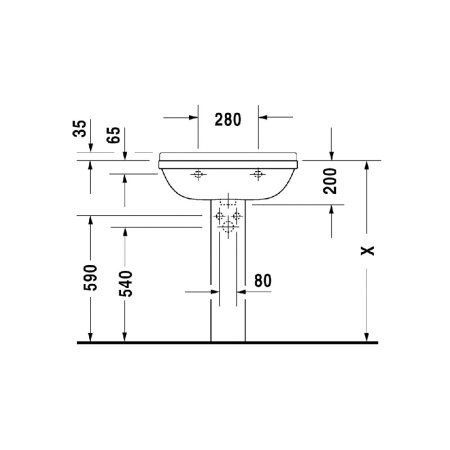 Раковина Duravit Starck 3 65 300650000