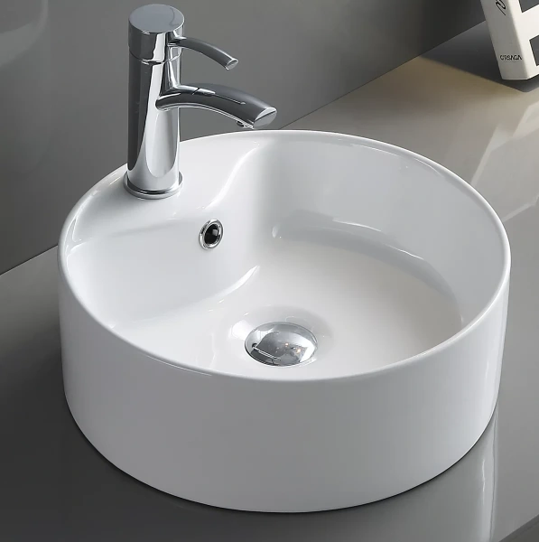 Раковина-чаша CeramaLux 7026B 41x41 см, накладная, белый