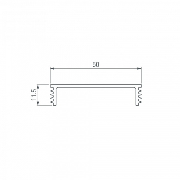 Рассеиватель Arlight LINE 053901