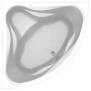 Акриловая ванна 130x130 см C-Bath Aurora CBS001002