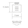 Мыльница WasserKRAFT Tauber K-64429 никель