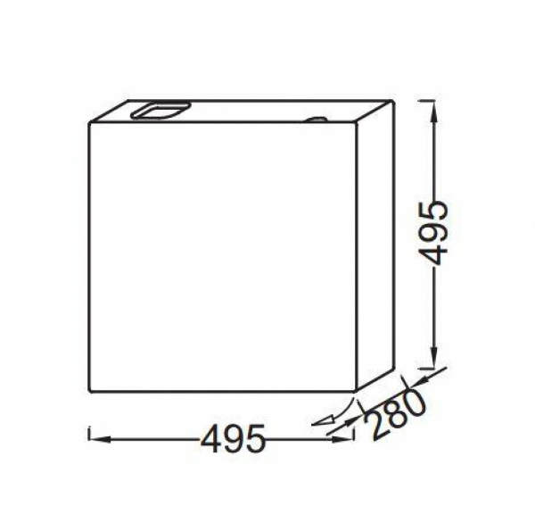 Тумба под раковину 50 см Jacob Delafon Terrace EB1178-274 чёрный