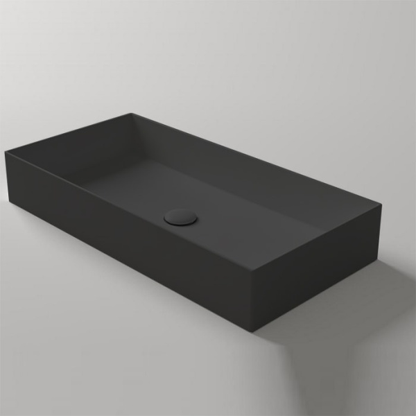 Раковина Simas Agile 80 AG80 Nero Matt черная матовая