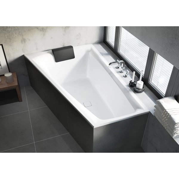 Акриловая ванна Riho Still Smart Fall B101009005 170x110 см R, угловая, белый