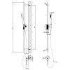 Душевой гарнитур Gessi Anello 63482#149 никель