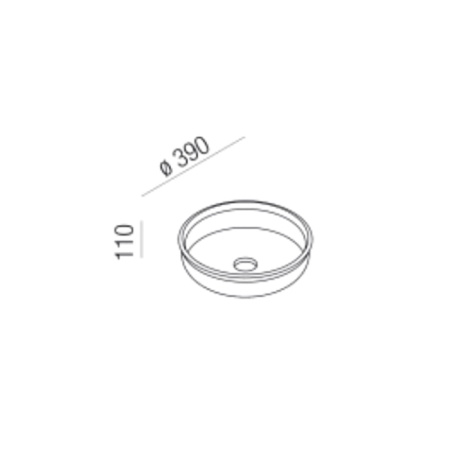 Раковина Agape Undici до 40 ACER0381ZZ