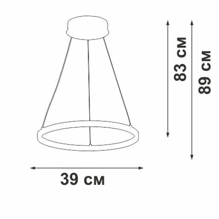Подвесной светильник Vitaluce V2515DT V2515DT-1/1S