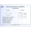 Раковина 36,5x18 см GID Simple N N9272R