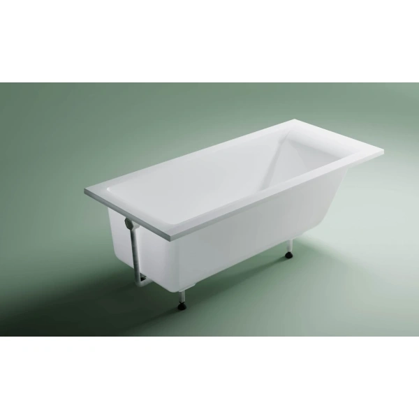 Ванна из литьевого мрамора Astra-Form Нейт 01010046+08010053 170x75 см, белый