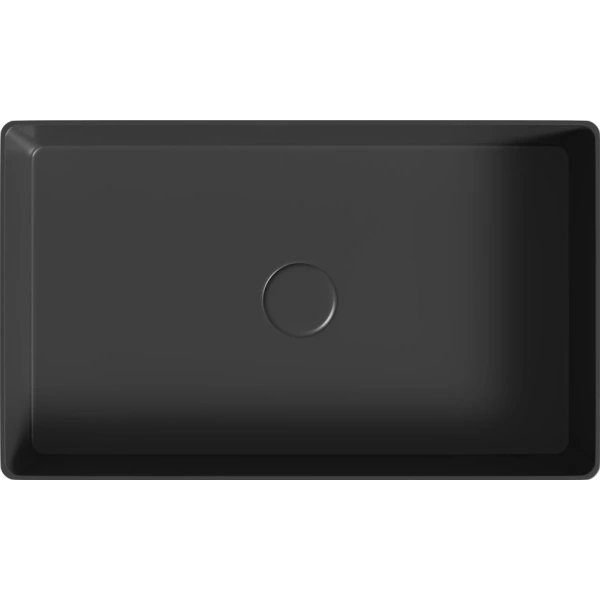Раковина-чаша Abber Rechteck AC2220MB 60x36 см, накладная, черный матовый