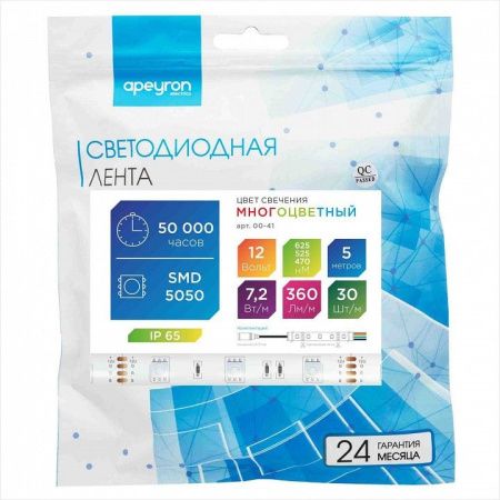 Лента светодиодная Apeyron Electrics  00-41