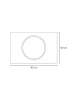 Зеркало Bagno Piu Dot 90X60 белое