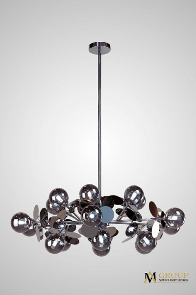 Люстра на штанге AM-Group  AM392 SP18 CHROM