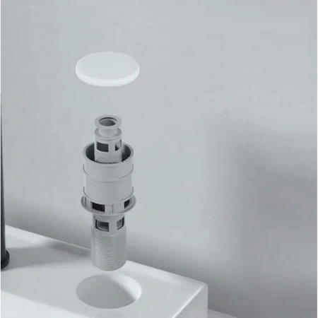 Раковина-чаша CeramaLux 6253L 59x40 см L, накладная, белый
