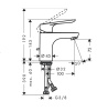 Смеситель для раковины hansgrohe Logis E 71178000
