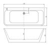 Акриловая ванна Aquanet Perfect 170х75 260050 белый