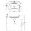 Раковина Simas Baden Baden 60 BB11bi