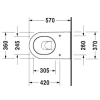 Приставной унитаз Duravit Darling New 2139090000