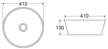 Накладная раковина BelBagno BB1315-H311