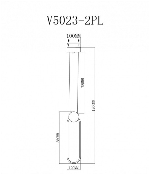 Подвесной светильник Moderli Store V5023-2PL