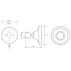 Крючок Bemeta Retro 144106137
