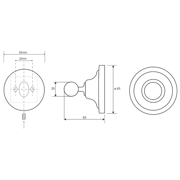 Крючок Bemeta Retro 144106137