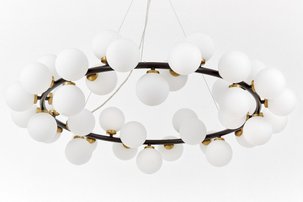 Подвесная люстра LUMINA DECO MARSIADA LDP 6033-40 BK+MD