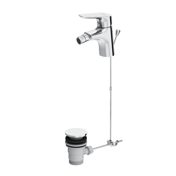 Смеситель для биде Damixa Jupiter 770240000 с донным клапаном