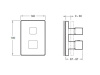 Смеситель для душа Jacob Delafon Modulo E75391-CP