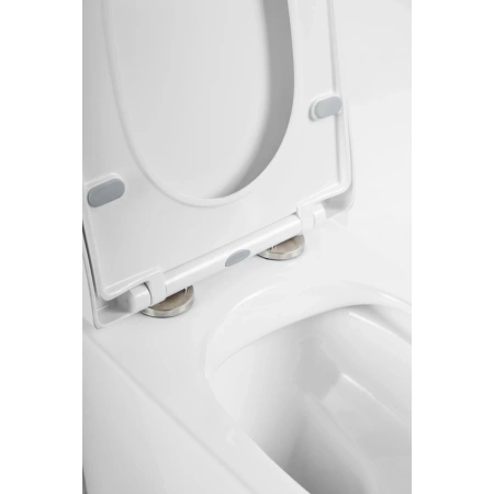 Унитаз подвесной BelBagno Kraft BB064CHR безободковый, белый