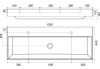 Раковина Ravak Natural DUO 1200 XJO01212000