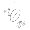 Зеркало Agape Bucatini 50x75 ABUC0178EBEB черный