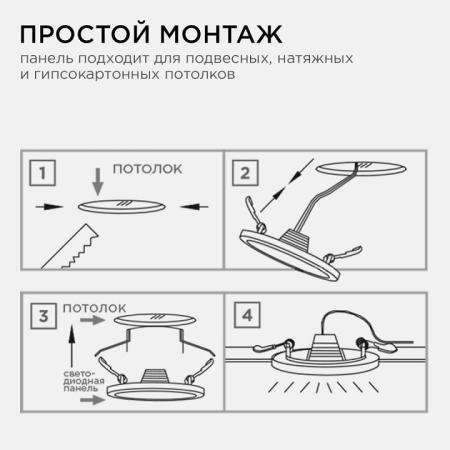 Встраиваемый светильник Apeyron Electrics  06-15
