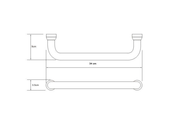 Поручень для ванны WasserKRAFT K-1066